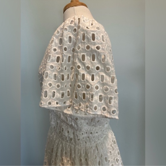 Somerset White Eyelet Maxi Dress by Anthropologie - Picture 8 of 11